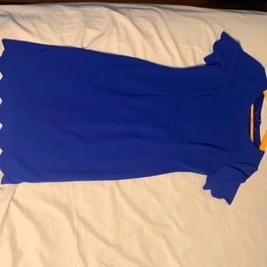 Above knee Royal Blue Dress